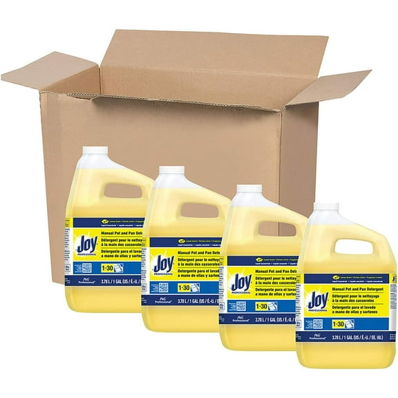 Dishwashing Liquid, Lemon Scent, One Gallon Bottle, 4/Carton