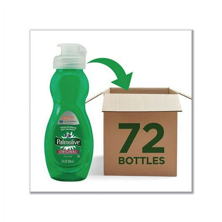 Dishwashing Liquid, Original Scent, 3 oz Bottle, 72/Carton