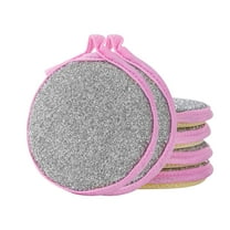 Dishwashing Sponge, Dual-sided Scrub Sponges Round Scrubber Rag Dish Pad Dishwashing Sponges Reusable Sponge Non-Scratch Scrub Sponges for Home Kitchen Cleaning Tool, 6Pcs