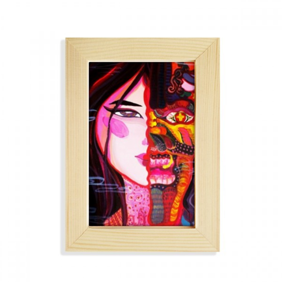 Disillusionment Abstracy Art Desktop Display Photo Frame Picture Art Painting 5x7 inch