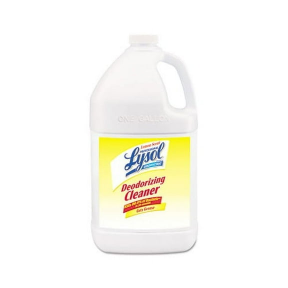 Disinfectant Deodorizing Cleaner Concentrate 1 gal Bottle, Lemon Scent
