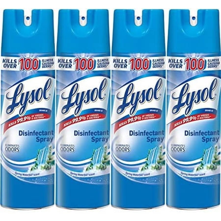 Disinfectant Spray, Spring Waterfall, 12.5 oz (Pack of 3)