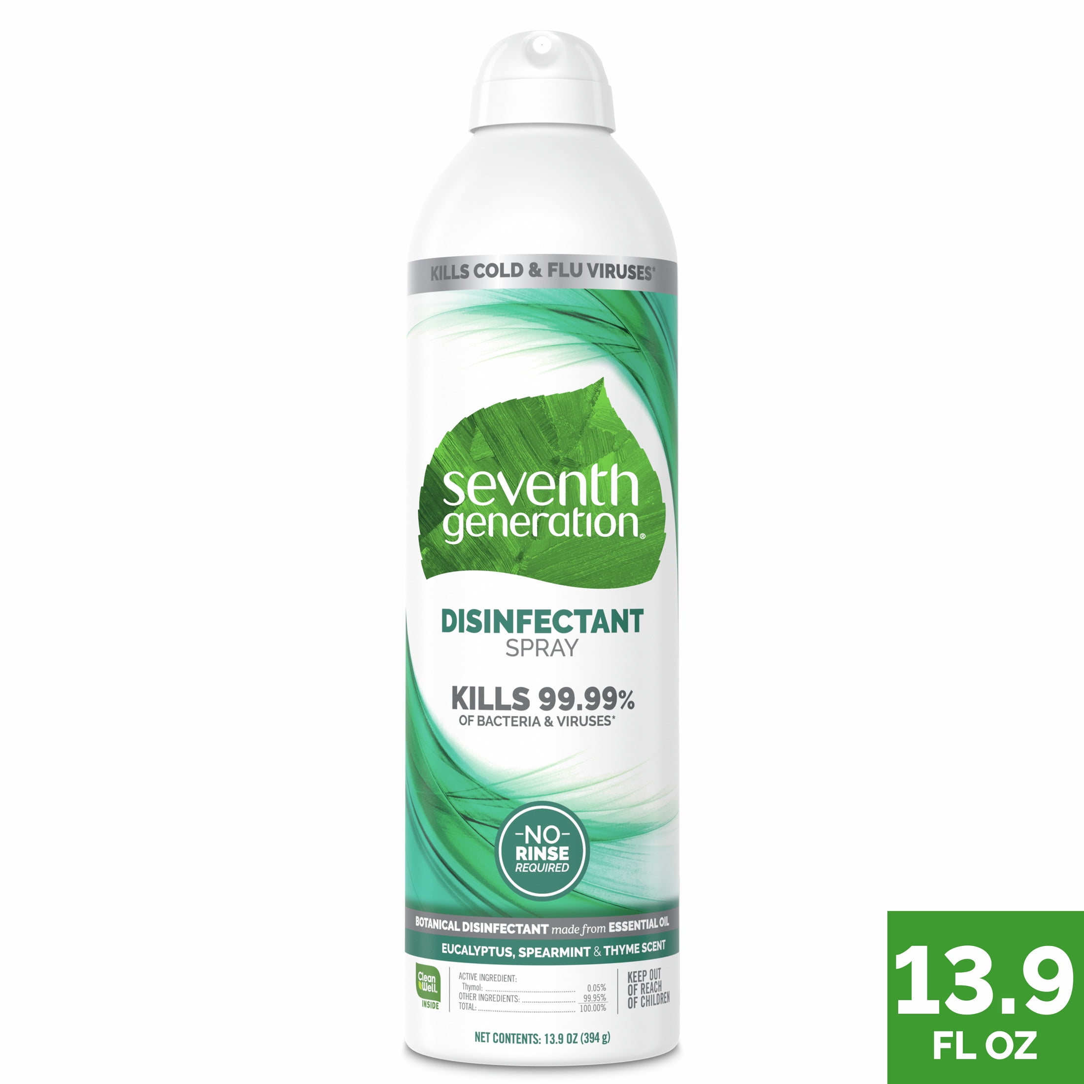 Disinfectant Sprays, Eucalyptus/Spearmint/Thyme, 13.9 oz, Spray Bottle