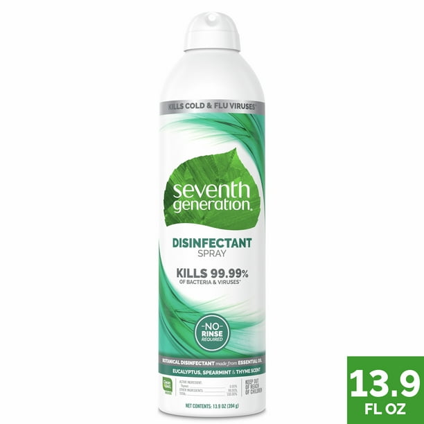 Disinfectant Sprays, Eucalyptus/Spearmint/Thyme, 13.9 oz, Spray Bottle