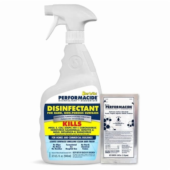 Disinfectant for Hard Non-Porous Surfaces Single Kit Concrete Basement Floor