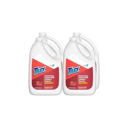 Disinfecting Mold & Mildew Remover Spray Refill - 128oz (4-Pack) | Fast-Acting Formula for Kitchen Cleaning | Multi-Surface Cleaner, Bathroom Disinfectant, Prevent Regrowth