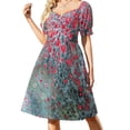 thumbnail image 1 of Disintegration Sleeveless Dress Elegant gown womans clothing, 1 of 7