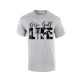 thumbnail image 1 of Disk Golf Life Mens Short Sleeve T-shirt Graphic Tee-Sports Grey-medium, 1 of 4