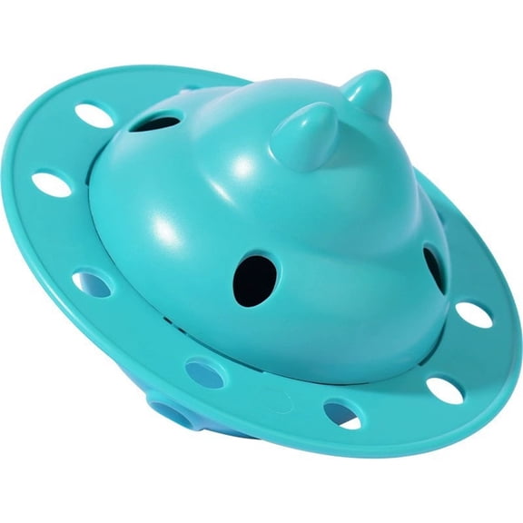 Disk Pet Dispenser, Interactive Puzzle Slow Feeder Toy With Disk-Shaped Design And Multiple Holes For Treat Dispensing, Chew-Resistant Enrichment Toy For Dogs & Cats To Alleviate