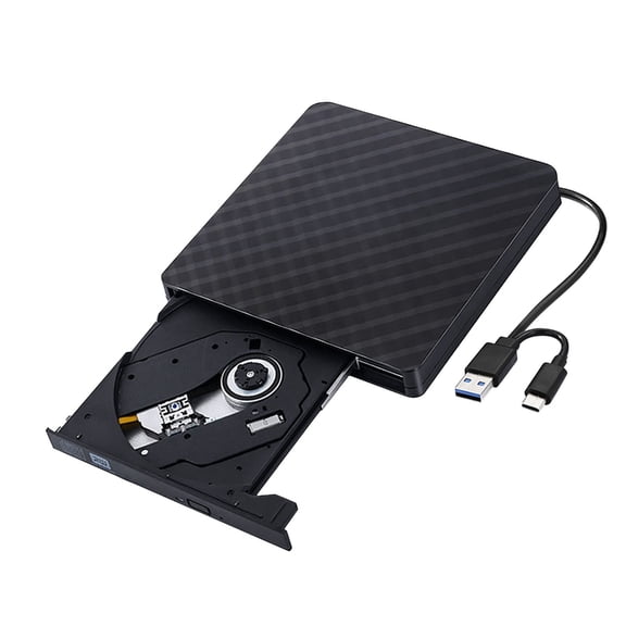 Disk Player External Opticaled Drive USB3.0 Type C Portable Disc Reader For Data Backup Installation