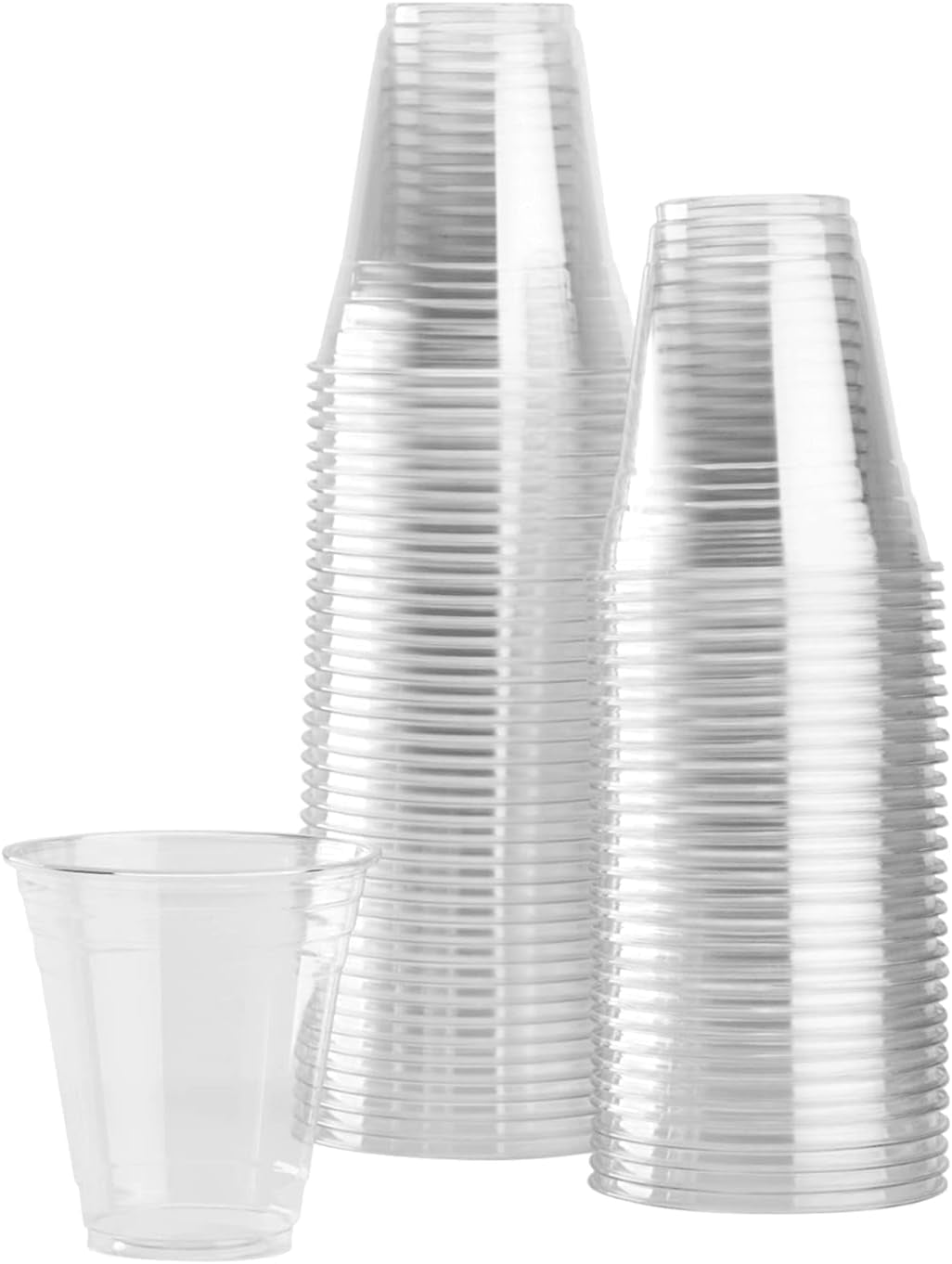 Diska NuLife Clear Disposable Plastic 12 oz 98 mm PET Cups for Party Cups,  Wedding Party, Drinking Cups, Tumblers, Iced, Coffee, Beer Juice, Cold ...