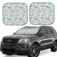 thumbnail image 1 of Disketp 2 Piece Butterflies Pattern Windshield Sunshades,Folding Windshield Sun Shade For Car Suv Trucks Sedan,Blocks Uv Rays Sun Visor Protector-Medium, 1 of 7