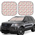 thumbnail image 1 of Disketp 2 Piece Cartoon Koala Bear Pattern Windshield Sunshades,Folding Windshield Sun Shade For Car Suv Trucks Sedan,Blocks Uv Rays Sun Visor Protector-Small, 1 of 7