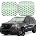 thumbnail image 1 of Disketp 2 Piece Cute Crocodile Pattern Windshield Sunshades,Folding Windshield Sun Shade For Car Suv Trucks Sedan,Blocks Uv Rays Sun Visor Protector-Small, 1 of 7