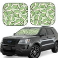 thumbnail image 1 of Disketp 2 Piece Cute Crocodile Pattern Windshield Sunshades,Folding Windshield Sun Shade For Car Suv Trucks Sedan,Blocks Uv Rays Sun Visor Protector-Small, 1 of 7