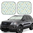 thumbnail image 1 of Disketp 2 Piece Different Breeds Of Dogs Pattern Windshield Sunshades,Folding Windshield Sun Shade For Car Suv Trucks Sedan,Blocks Uv Rays Sun Visor Protector-Large, 1 of 7