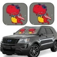 thumbnail image 1 of Disketp 2 Piece Dinosaur Super Hero Cartoon Pattern Windshield Sunshades,Folding Windshield Sun Shade For Car Suv Trucks Sedan,Blocks Uv Rays Sun Visor Protector-Medium, 1 of 7