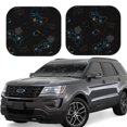 thumbnail image 1 of Disketp 2 Piece Game Time Pattern Windshield Sunshades,Folding Windshield Sun Shade For Car Suv Trucks Sedan,Blocks Uv Rays Sun Visor Protector-Medium, 1 of 7