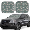 thumbnail image 1 of Disketp 2 Piece Hedgehogs And Flowers Pattern Windshield Sunshades,Folding Windshield Sun Shade For Car Suv Trucks Sedan,Blocks Uv Rays Sun Visor Protector-Large, 1 of 7