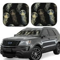 thumbnail image 1 of Disketp 2 Piece Jellyfish Pattern Windshield Sunshades,Folding Windshield Sun Shade For Car Suv Trucks Sedan,Blocks Uv Rays Sun Visor Protector-Large, 1 of 7