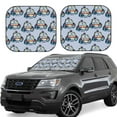 thumbnail image 1 of Disketp 2 Piece Police Car Pattern Windshield Sunshades,Folding Windshield Sun Shade For Car Suv Trucks Sedan,Blocks Uv Rays Sun Visor Protector-Small, 1 of 7