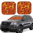 thumbnail image 1 of Disketp 2 Piece Sunflower Pattern Windshield Sunshades,Folding Windshield Sun Shade For Car Suv Trucks Sedan,Blocks Uv Rays Sun Visor Protector-Large, 1 of 7