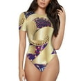 thumbnail image 1 of Disketp 2025 New Year 1 for Women's Short-Sleeved Onesie Fit Top T-Shirt Round Neck Basic Casual T-shirt Bodysuits-Medium, 1 of 7