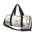 thumbnail image 1 of Disketp 45l Foldable Duffel Bag,Water-Resistant Sports Gym Bag,Portable Weekender Bag Lightweight For Travel,Fitness And Camping-Gnome Camping Fishing, 1 of 8