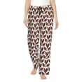 thumbnail image 1 of Disketp A Rooster With Chickens Women's Comfy Pajama Pants Casual Drawstring Palazzo Lounge Wide Leg Pants-Medium, 1 of 6