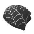 thumbnail image 1 of Disketp A Web With A Spider Slouchy Beanie Hip-Hop Soft Lightweight Running Beanie Adult Hats Chemo Cap for Men Women, 1 of 8