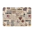 thumbnail image 1 of Disketp Abstract Coffee Pattern With Letters Mat For Front Door Outside - Doormat Outdoor Entrance - Welcome Mats Outdoor,Outside Entry And Outdoor Entrance 16''X24'', 1 of 9