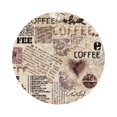 thumbnail image 1 of Disketp Abstract Coffee Pattern With Letters Funny Coasters,6 Pcs Leather Coasters With Holder, Perfect Housewarming Hostess Gifts,Protect Furniture From Water Marks Scratch And Damage, 1 of 9