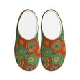 thumbnail image 1 of Disketp Abstract Pattern Women's Men's Slippers Plush Slip-On House Slipper for Winter Indoor Soft Cushion Non-slip Fluffy Slides Slippers-46/47, 1 of 7