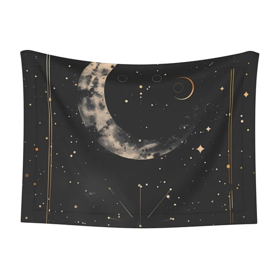 Disketp Abstract Starry Sky Moon Dog Blanket/Bed Cover for Dogs and Cats,Puppy Essentials-Small