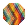 thumbnail image 1 of Disketp Abstract Watercolors Tartan Funny Coasters,6 Pcs Leather Coasters With Holder, Perfect Housewarming Hostess Gifts,Protect Furniture From Water Marks Scratch And Damage, 1 of 9