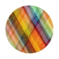 thumbnail image 1 of Disketp Abstract Watercolors Tartan Small Mouse Pad 7.9x7.9 Inches,Washable Round Mousepad For Office Laptop Computer,Non-Slip Rubber Base Mouse Pads For Wireless Mouse, 1 of 9