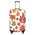 thumbnail image 1 of Disketp Acorns And Autumn Leaves Elastic Travel Luggage Cover Travel Suitcase Protective Cover For Trunk Case Apply To 18''-32'' Suitcase Cover (Luggage not included)-Large, 1 of 9