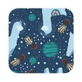 thumbnail image 1 of Disketp Alpaca Astronaut In Space Funny Coasters,4 Pcs Leather Coasters With Holder, Perfect Housewarming Hostess Gifts,Protect Furniture From Water Marks Scratch And Damage, 1 of 9