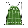 thumbnail image 1 of Disketp American Football Field2 Drawstring Backpack Drawstring Gym Bags Draw String Bags for Sports, Gym, Travel, Swimming, Beach-Medium, 1 of 6