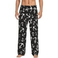thumbnail image 1 of Disketp Anchor Men'S Pajama Pants - Ultra Soft Fleece Sleep And Lounge Pants (Size: S-Xxl), 1 of 9