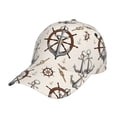 thumbnail image 1 of Disketp Anchor With Rope Print Baseball Caps For Outdoor Sports Fashion Casual Outdoor Caps Men Women, 1 of 9