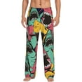 thumbnail image 1 of Disketp Angry Shark Pattern Men'S Pajama Pants - Ultra Soft Fleece Sleep And Lounge Pants (Size: S-Xxl), 1 of 9