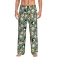 thumbnail image 1 of Disketp Animal Heads Men's Pajama Pants - Ultra Soft Fleece Sleep and Lounge Pants (Size: S-XXL)-, 1 of 6