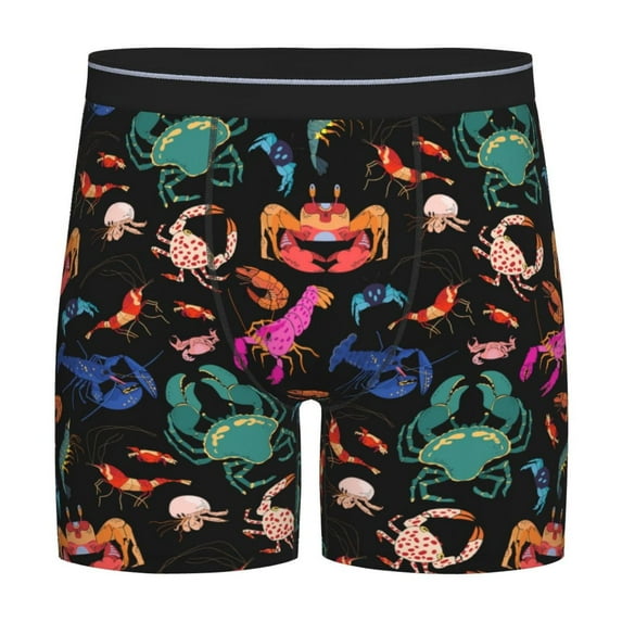 Disketp Animals Under Water Men's Boxer Briefs Men’s Underwear Boxer Briefs for Men