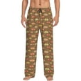 thumbnail image 1 of Disketp Armadillo Floral 1 Men's Pajama Pants - Ultra Soft Fleece Sleep and Lounge Pants (Size: S-XXL)-, 1 of 6