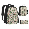 thumbnail image 1 of Disketp Armadillo Large Capacity Backpack Lunch Bag Pencil Case Combination 3 Piece Set for Student, 1 of 7