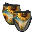 thumbnail image 1 of Disketp Artistic Oil Painting Sunflower Non-Slip Mini Oven Mitt Set, Short Oven Mitts for Baking Grilling Barbecue Microwave, 5.9"x5.9"in, 1 of 7