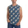 thumbnail image 1 of Disketp Astronaut Corgi Dog Sleeveless Tshirts For Men, Muscle Shirts For Men Dry Fit Tank Top-X-Large, 1 of 8