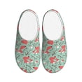 thumbnail image 1 of Disketp Autumn Branches Fox and Mushrooms Women's Men's Slippers Plush Slip-On House Slipper for Winter Indoor Soft Cushion Non-slip Fluffy Slides Slippers-35/36, 1 of 7