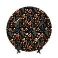 thumbnail image 1 of Disketp Autumn Floral Ceramic Plate Dinner Plates Bone China Decorative Plates Art Ceramic Ornaments for Wall Hanging Decoration -8in, 1 of 6